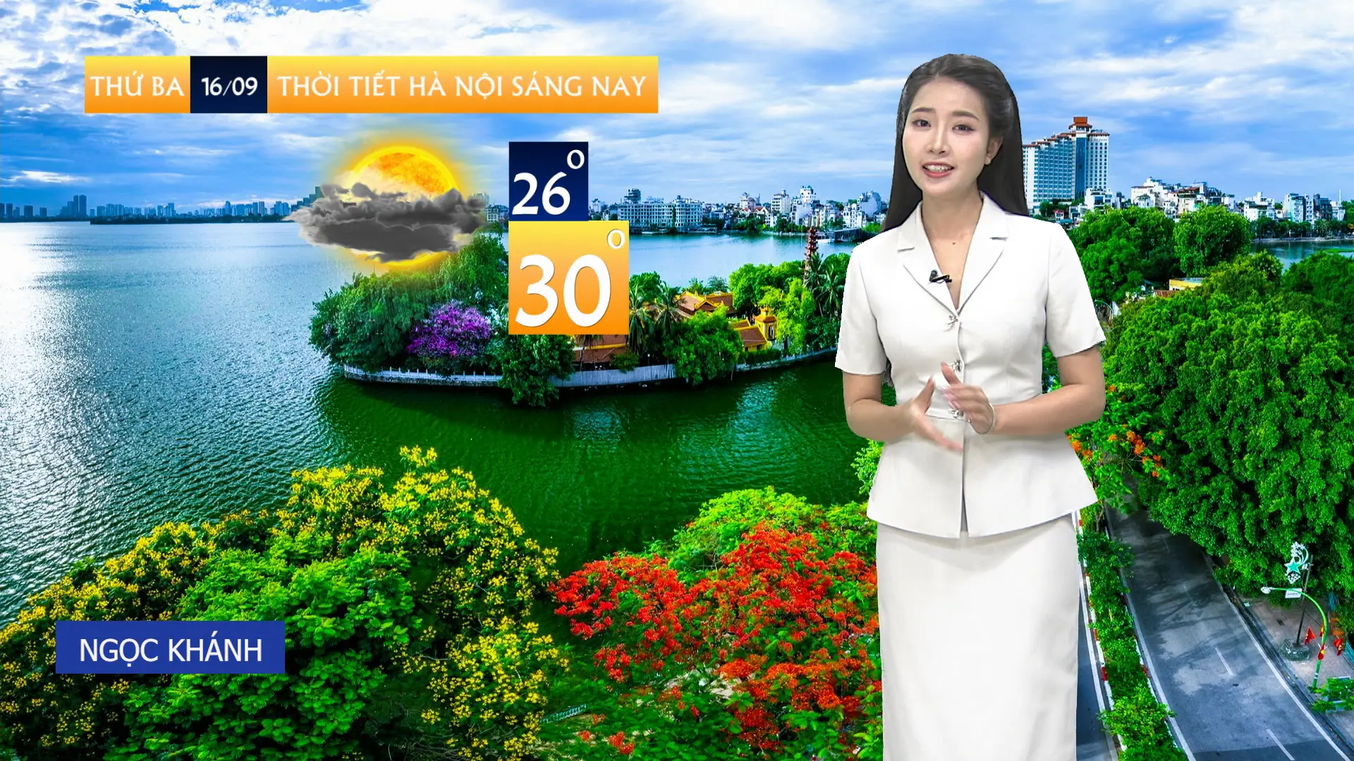 Dự báo thời tiết trưa | 16/09/2025